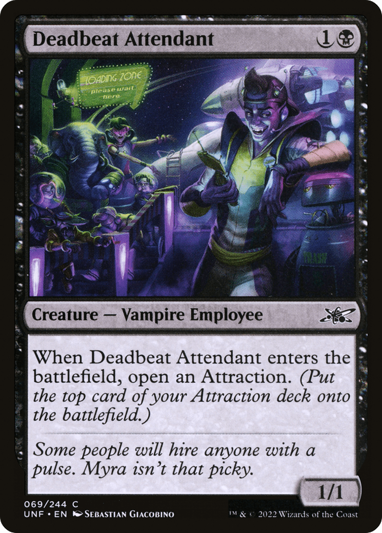Deadbeat Attendant [Unfinity] Foil