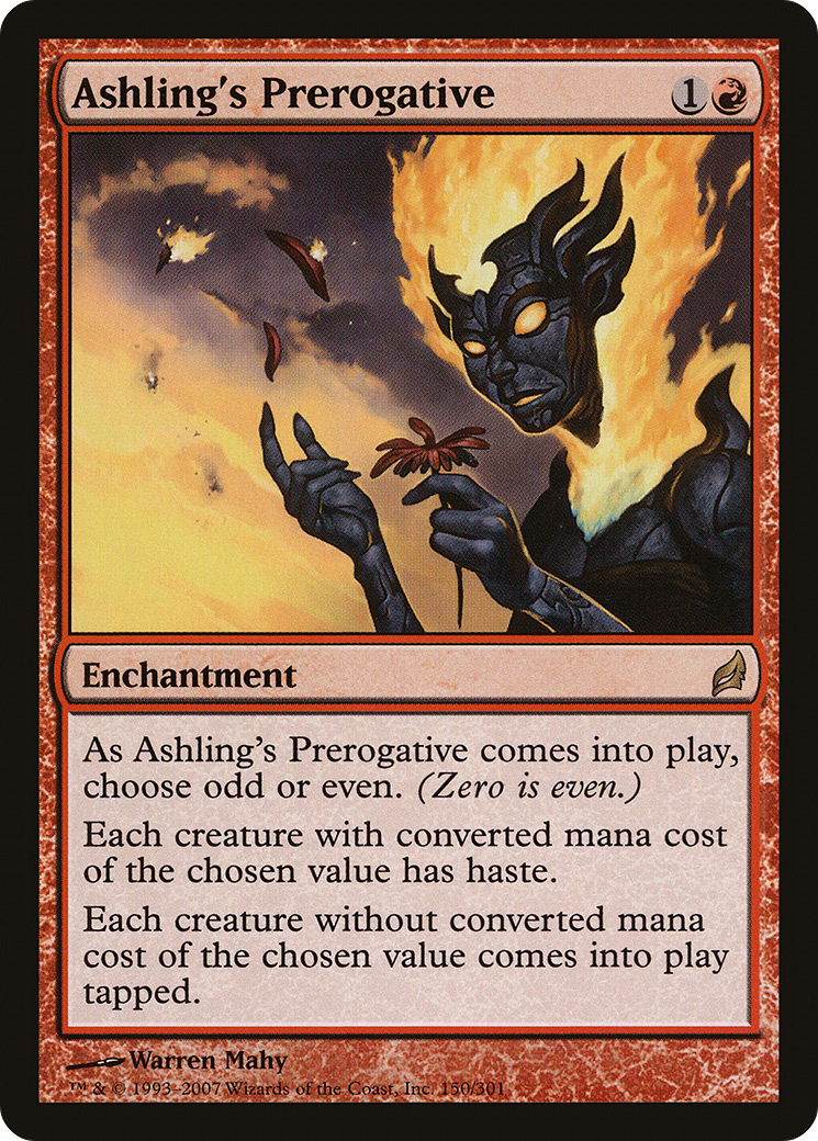 Ashling's Prerogative [Lorwyn] Foil