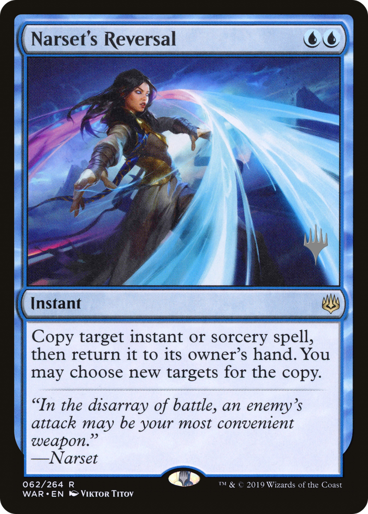 Narset's Reversal (Promo Pack) [War of the Spark Promos] Foil