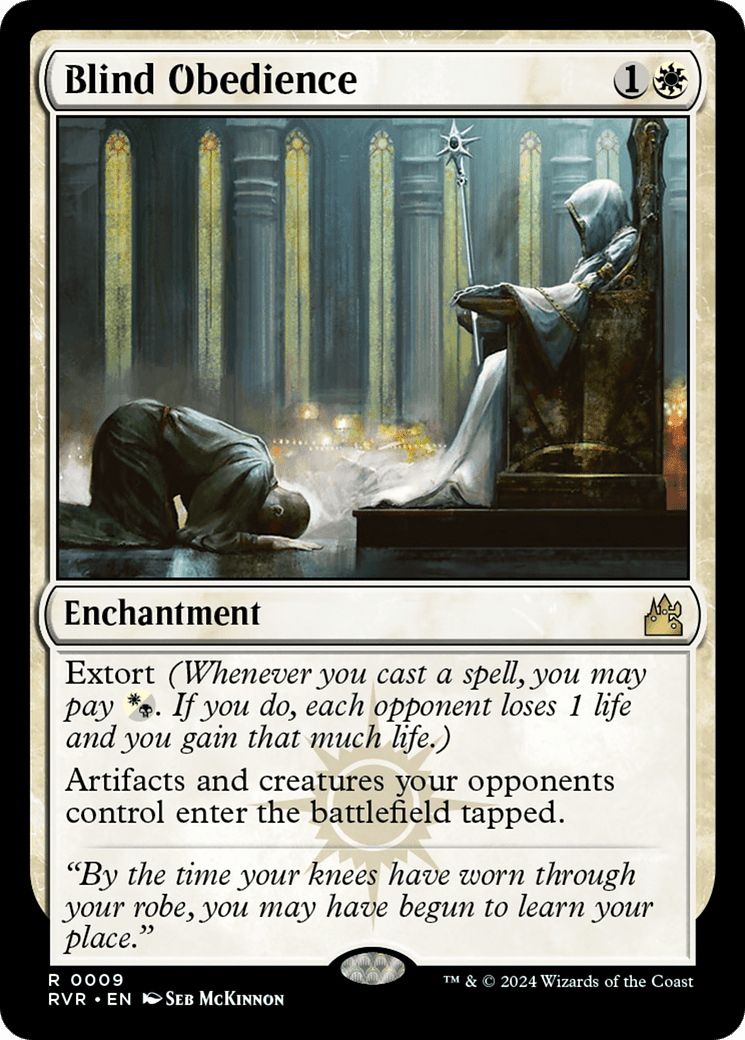 Blind Obedience [Ravnica Remastered] Foil