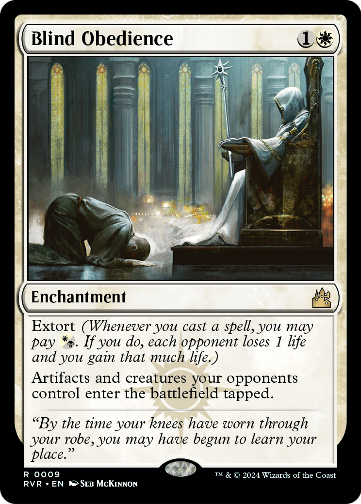 Blind Obedience [Ravnica Remastered] Foil