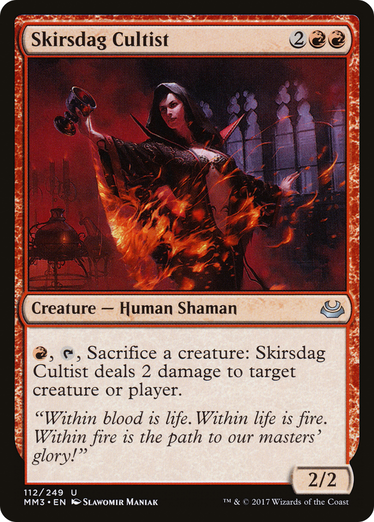 Skirsdag Cultist [Modern Masters 2017] Foil