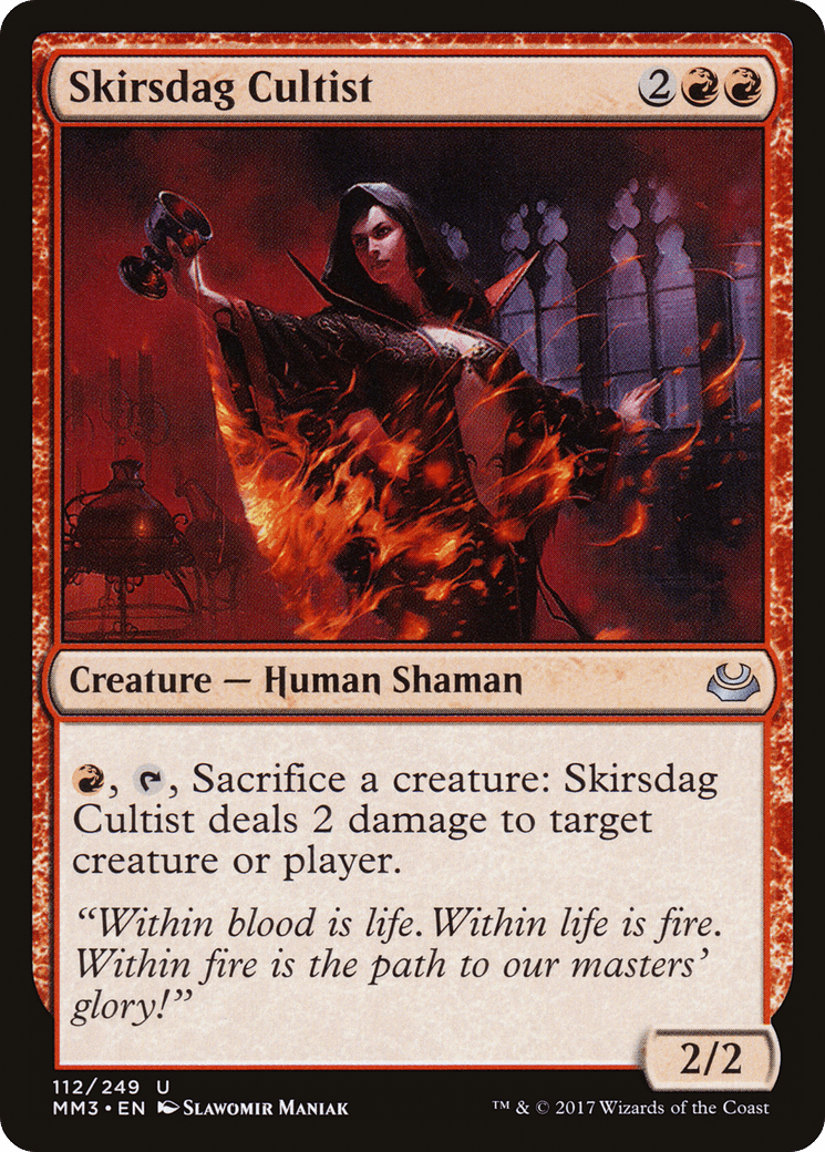 Skirsdag Cultist [Modern Masters 2017] Foil