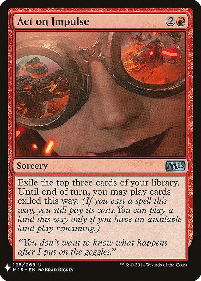Act on Impulse M15-126/5075 (The List Reprints) 