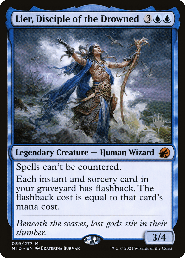 Lier, Disciple of the Drowned (Promo Pack) [Innistrad: Midnight Hunt Promos]