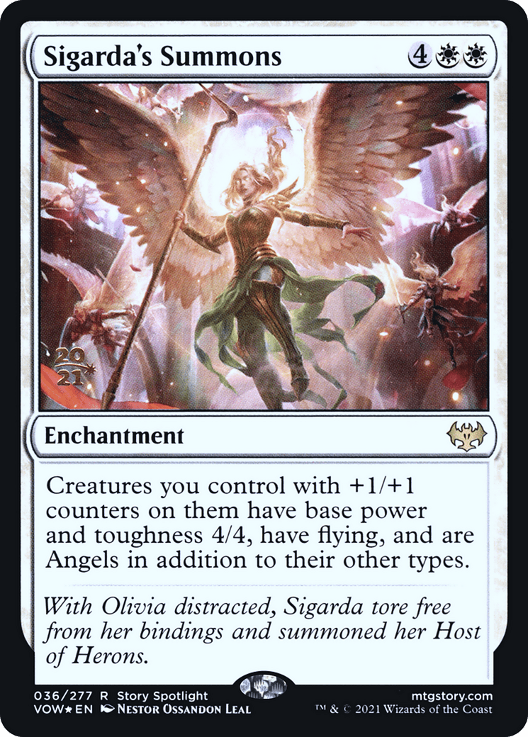 Sigarda's Summons [Innistrad: Crimson Vow Prerelease Promos]