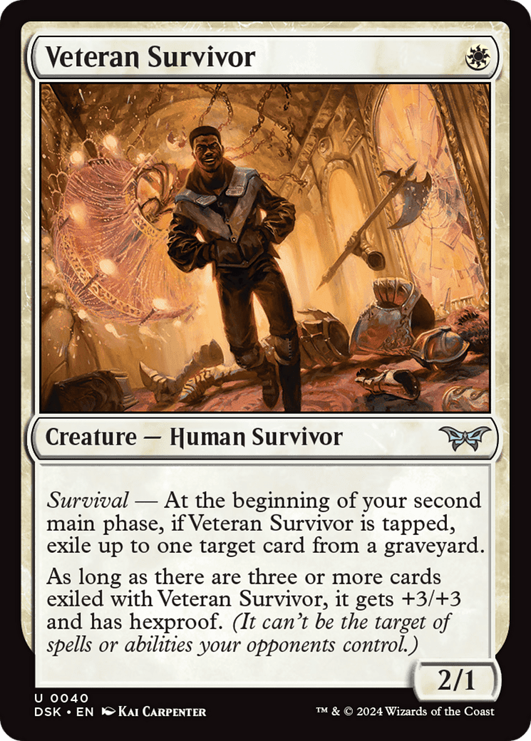 Veteran Survivor [Duskmourn: House of Horror] Foil