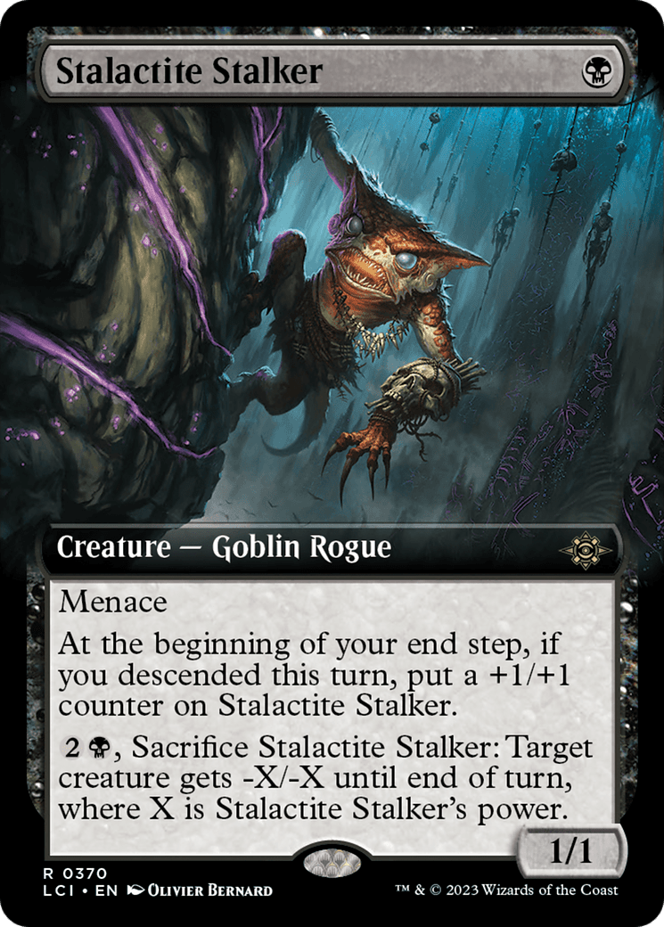 Stalactite Stalker (Extended Art) [The Lost Caverns of Ixalan] Foil