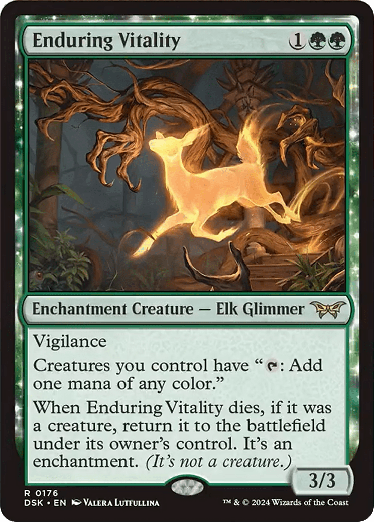 Enduring Vitality [Duskmourn: House of Horror] Foil