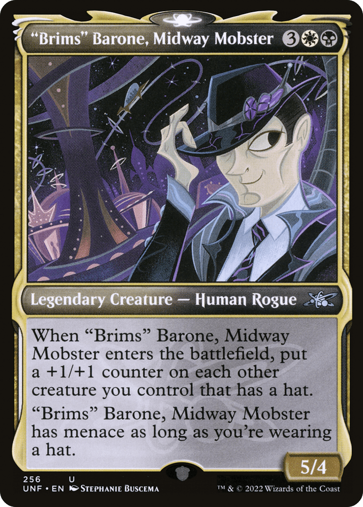 "Brims" Barone, Midway Mobster (Showcase) [Unfinity] Foil
