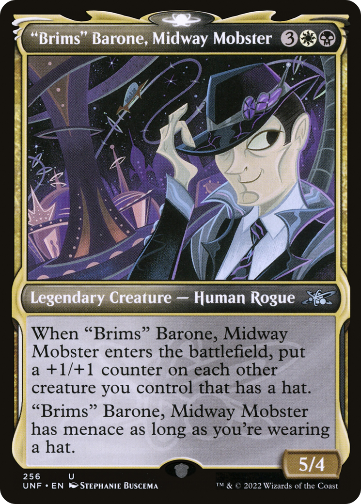 "Brims" Barone, Midway Mobster (Showcase) [Unfinity] Foil