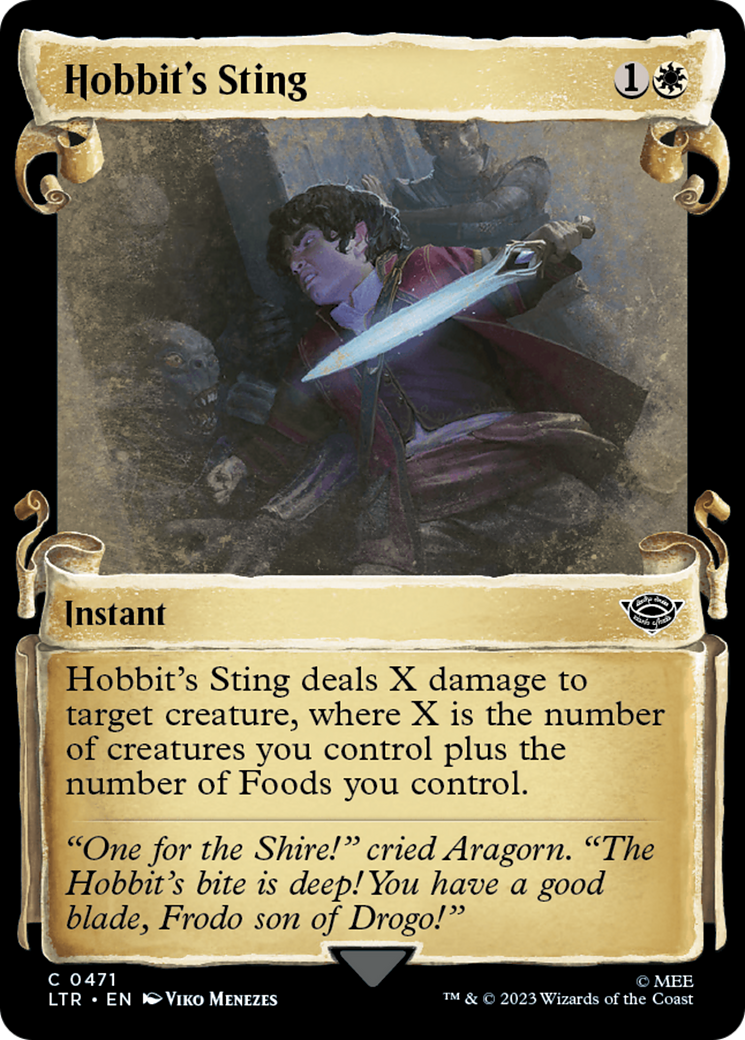 Hobbit's Sting [The Lord of the Rings: Tales of Middle-Earth Showcase Scrolls] Foil