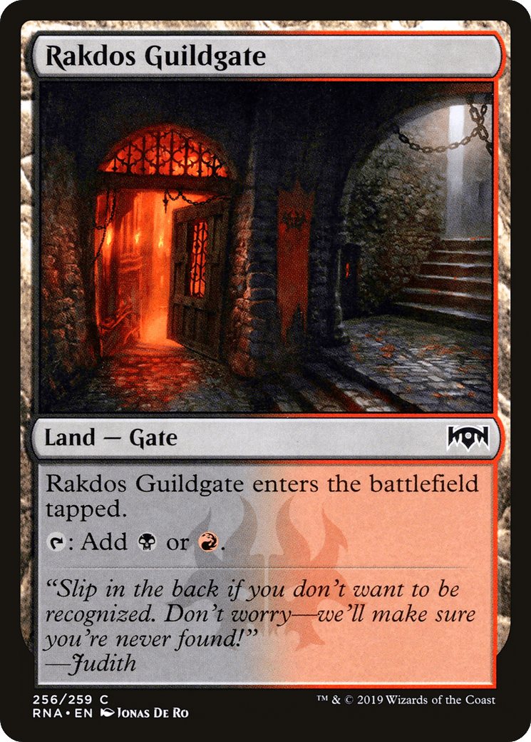 Rakdos Guildgate (256/259) [Ravnica Allegiance] Foil