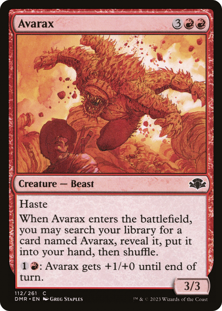 Avarax [Dominaria Remastered] Foil