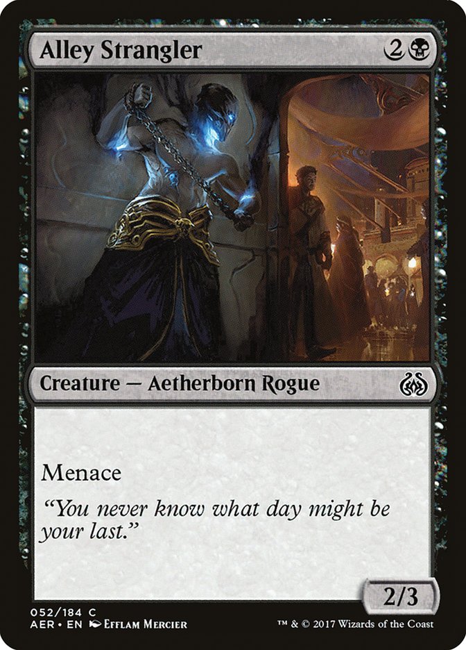 Alley Strangler 52/184 (Aether Revolt) 