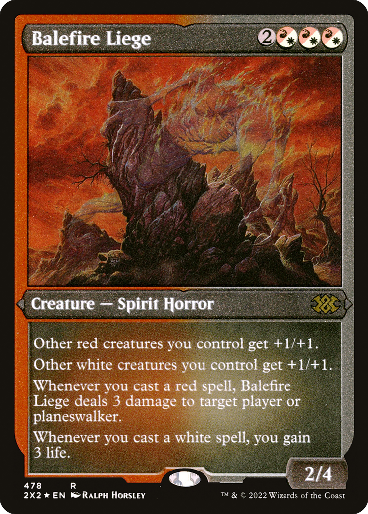 Balefire Liege (Foil Etched) |  Foil (478) [Double Masters 2022]