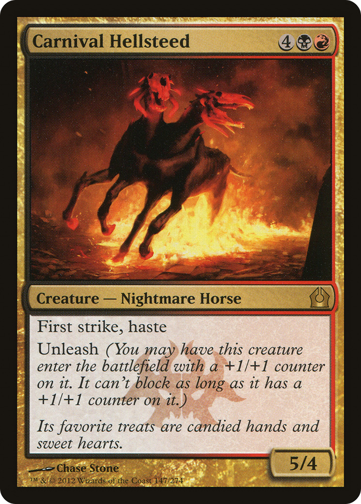 Carnival Hellsteed [Return to Ravnica] Foil