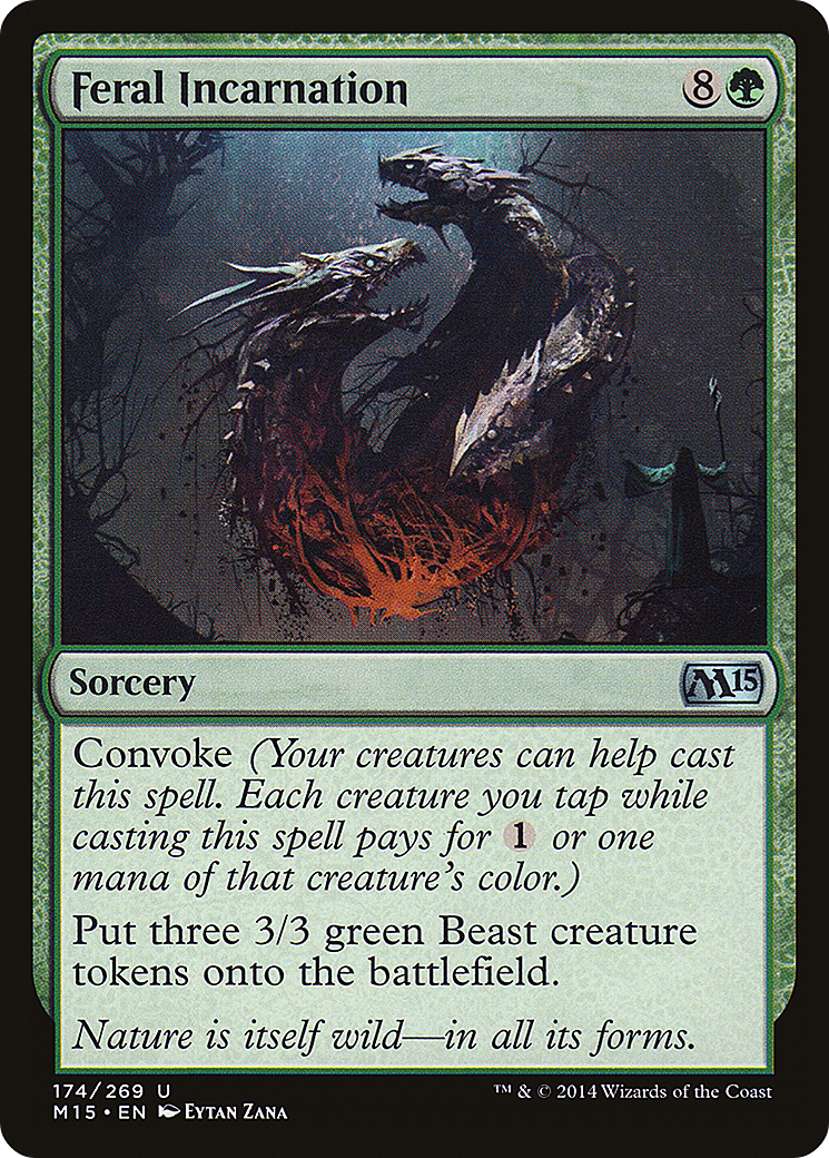 Feral Incarnation [Magic 2015] Foil