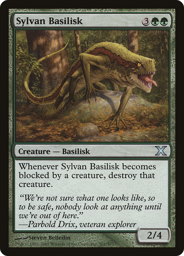 Sylvan Basilisk [Tenth Edition] Foil