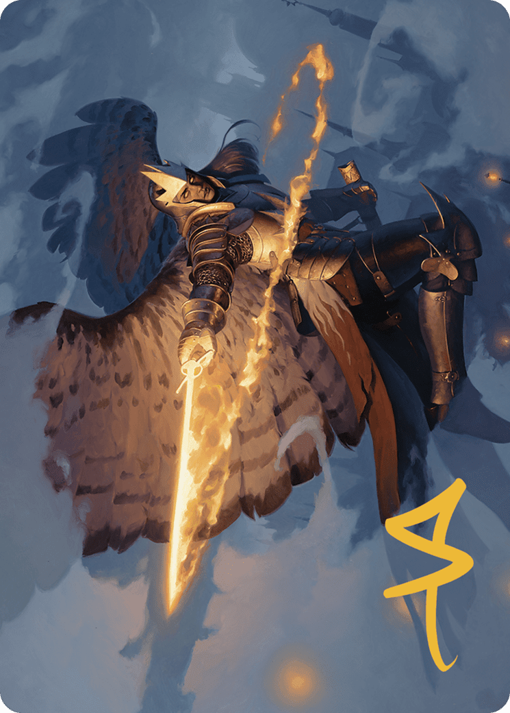 Aurelia's Vindicator // Aurelia's Vindicator (AMKM-001) - Murders at Karlov Manor Art Series (Borderless) Foil