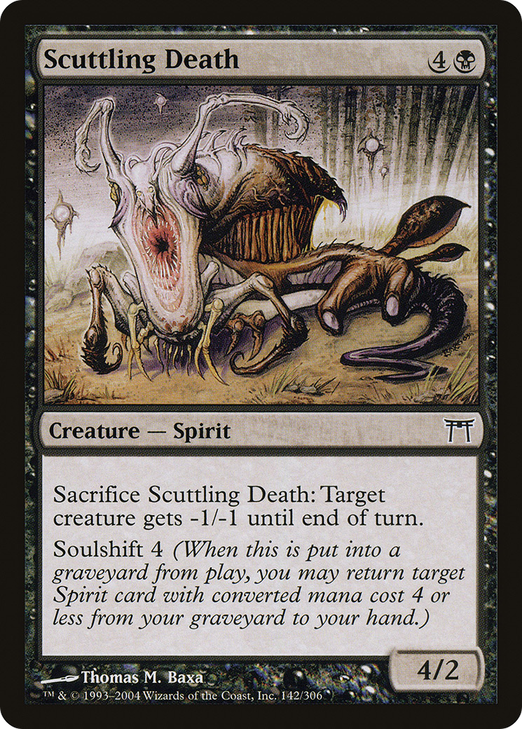 Scuttling Death [Champions of Kamigawa] Foil