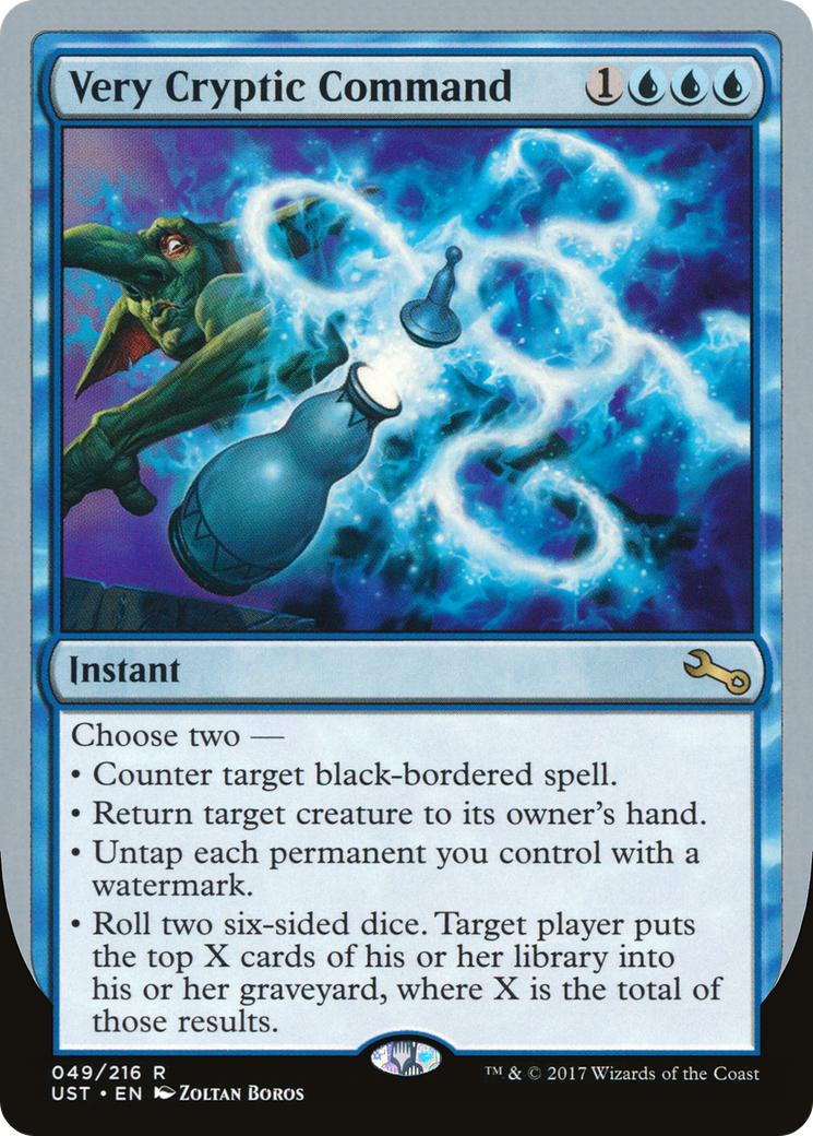 Very Cryptic Command (Counter) [Unstable] Foil
