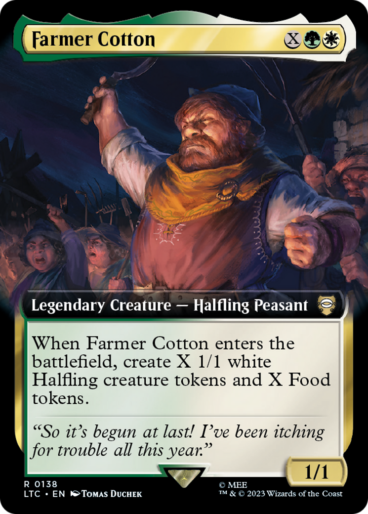 Farmer Cotton (138) [Tales of Middle-earth Commander] : (Extended Art) Foil