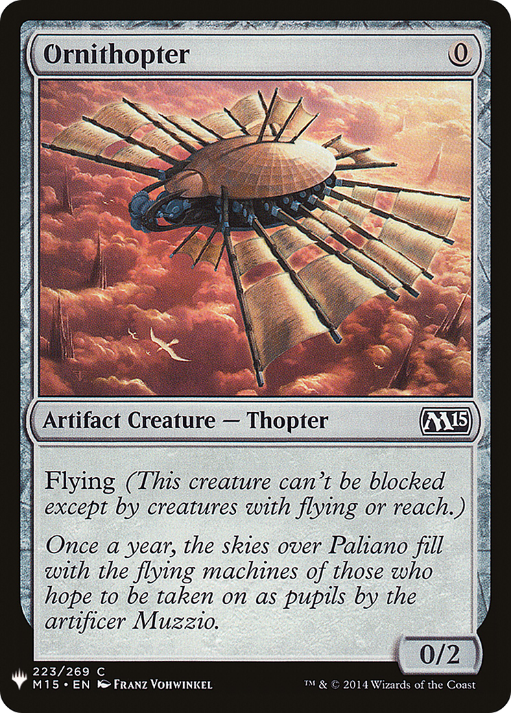 Ornithopter |  (M15-223) [The List]