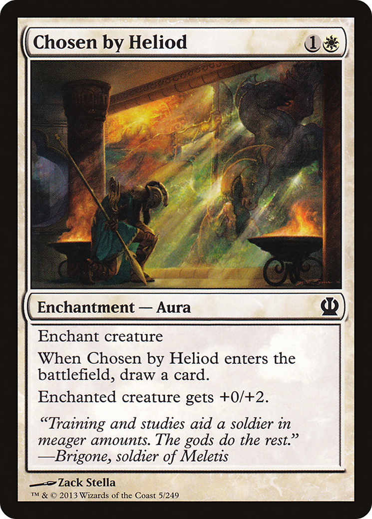 Chosen by Heliod [Theros] Foil
