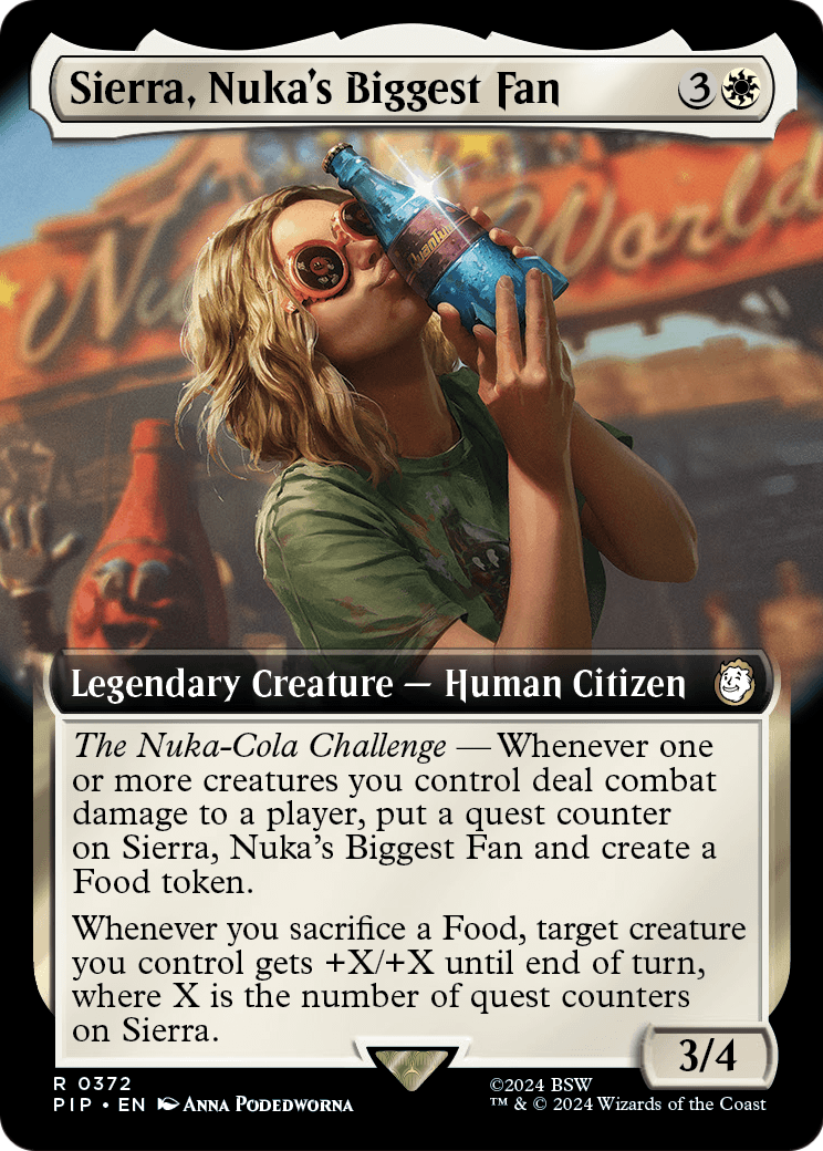 Sierra, Nuka's Biggest Fan (Extended Art) [Fallout] Foil
