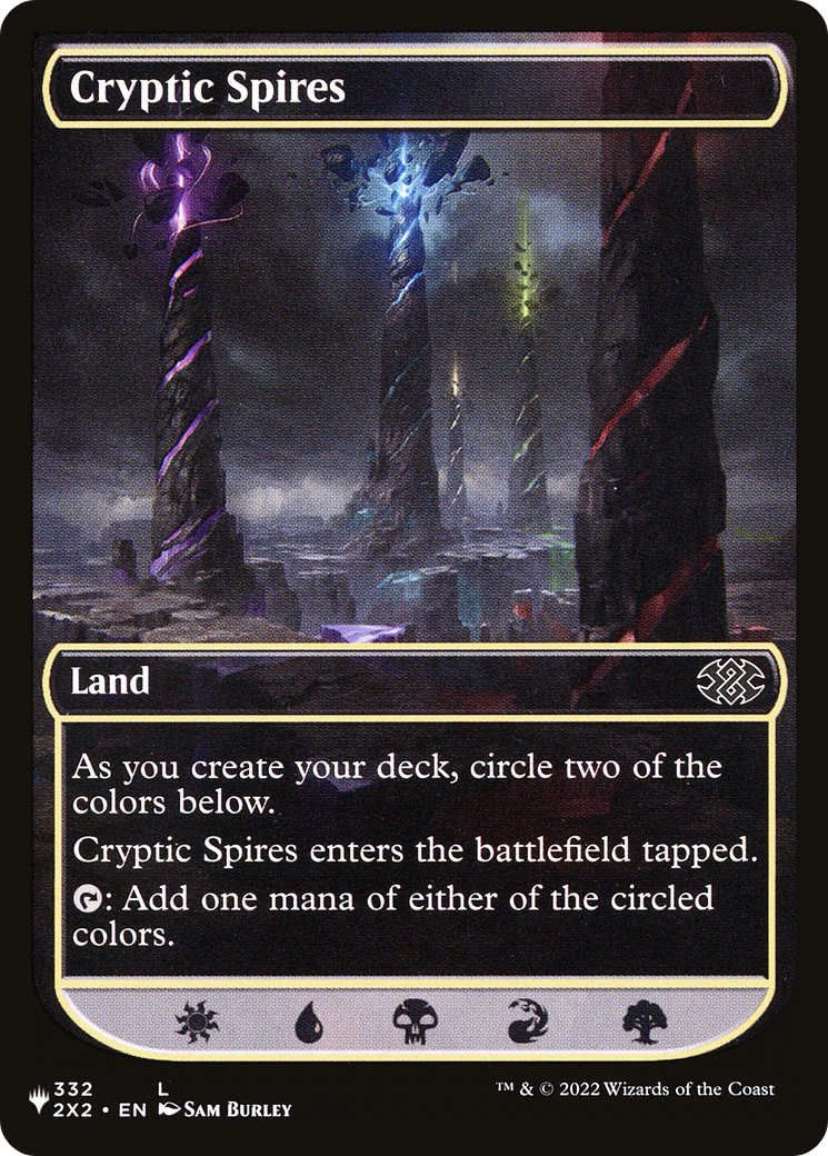 Cryptic Spires |  (2X2-332) [The List]