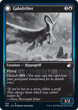 Galedrifter // Waildrifter [Innistrad: Double Feature] Foil