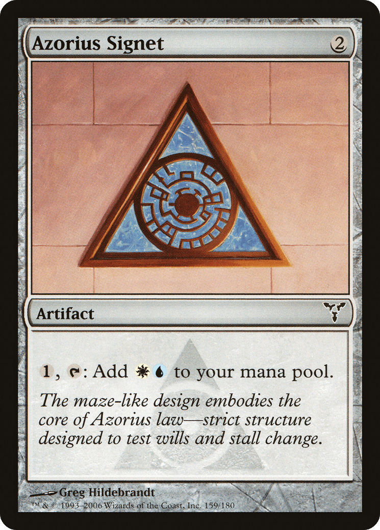 Azorius Signet [Dissension] Foil
