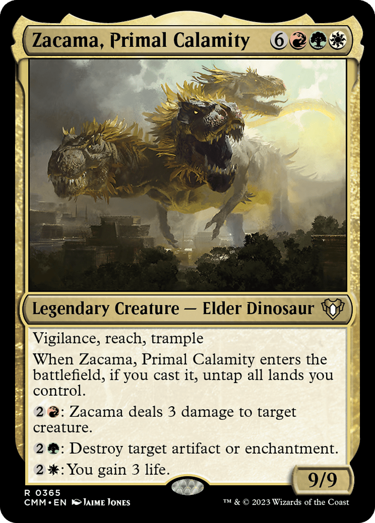 Zacama, Primal Calamity [Commander Masters] Foil