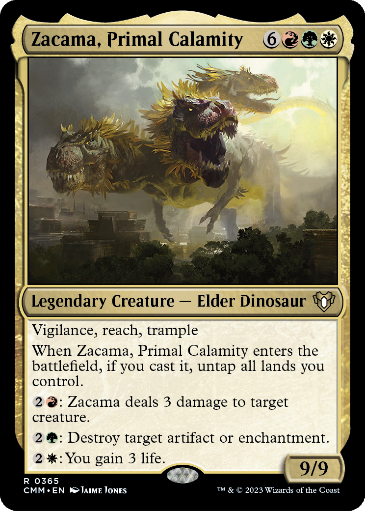 Zacama, Primal Calamity [Commander Masters] Foil