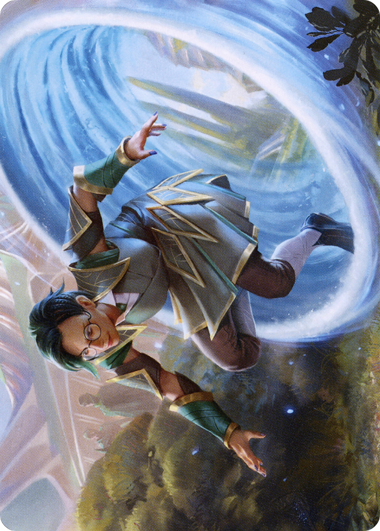 Vortex Runner // Vortex Runner (ASTX-006) - Strixhaven Art Series (Borderless) Foil