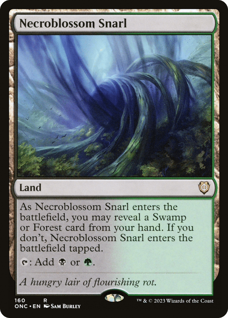 Necroblossom Snarl [Phyrexia: All Will Be One Commander]