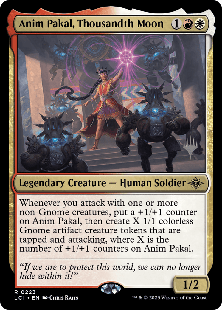 Anim Pakal, Thousandth Moon (Promo Pack) [The Lost Caverns of Ixalan Promos] Foil