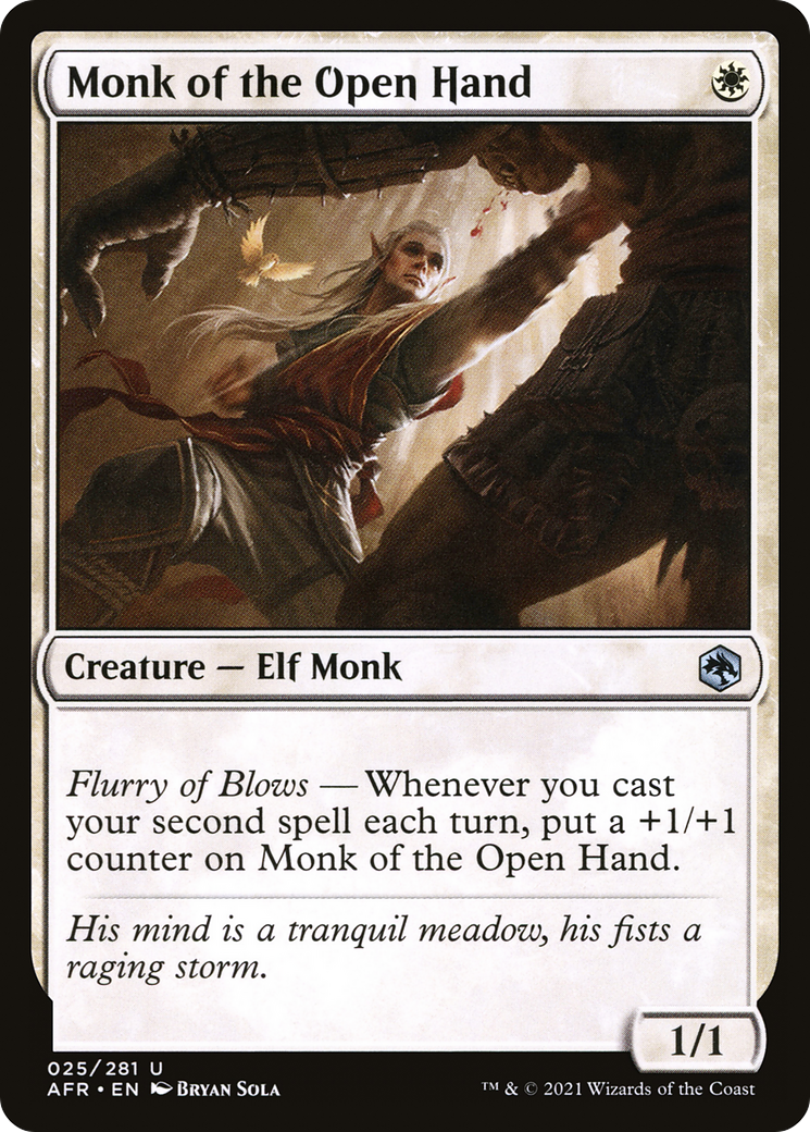 Monk of the Open Hand [Dungeons & Dragons: Adventures in the Forgotten Realms] Foil