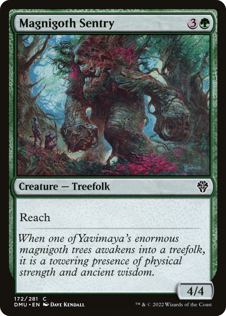 Magnigoth Sentry [Dominaria United] Foil