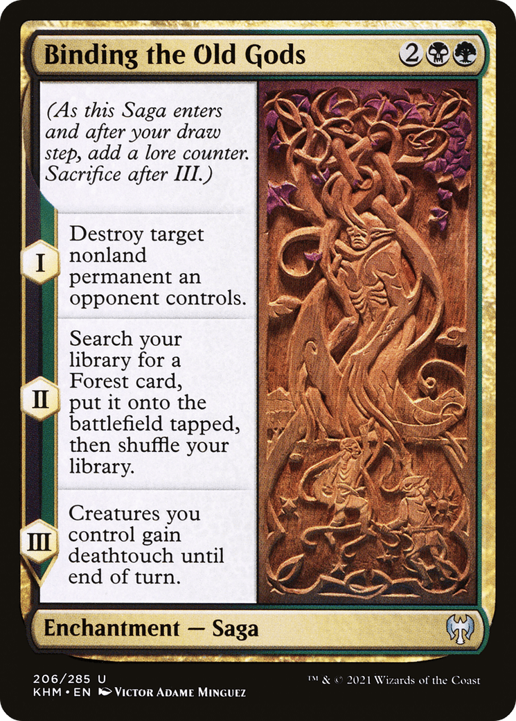 Binding the Old Gods [Kaldheim] Foil
