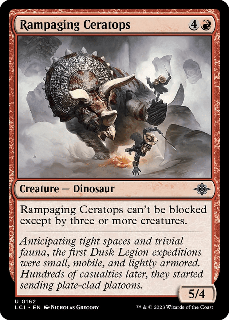 Rampaging Ceratops [The Lost Caverns of Ixalan] Foil