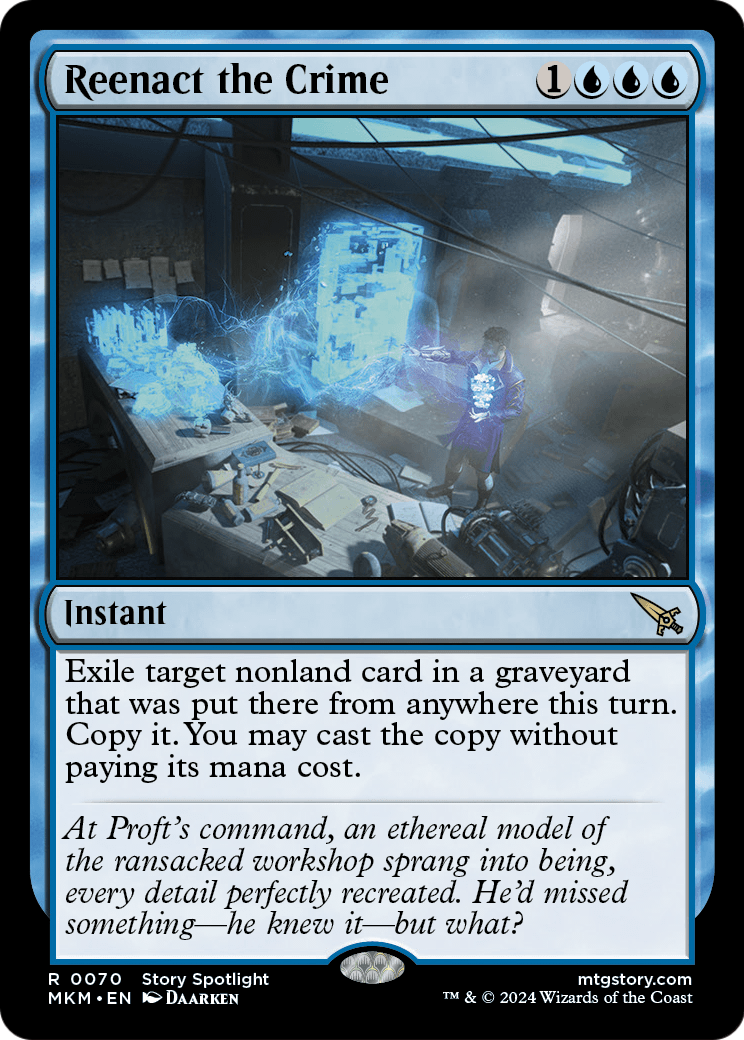 Reenact the Crime [Murders at Karlov Manor] Foil