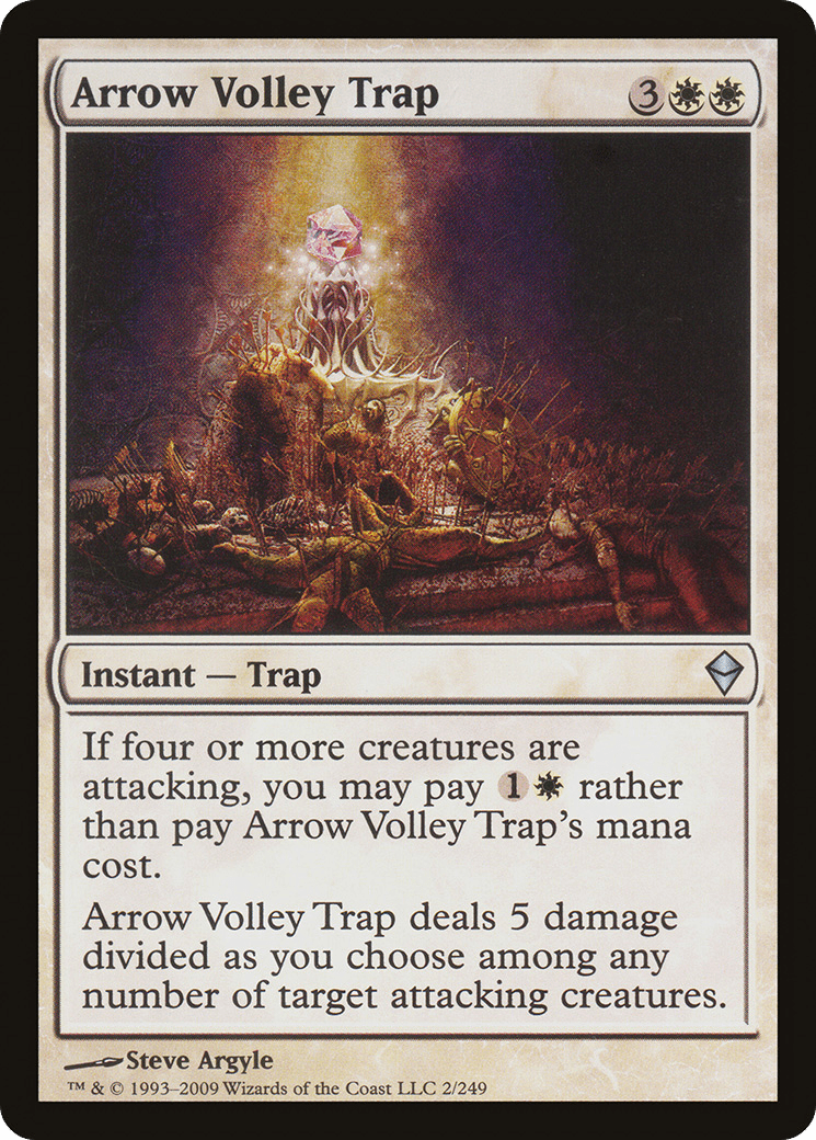 Arrow Volley Trap [Zendikar] Foil