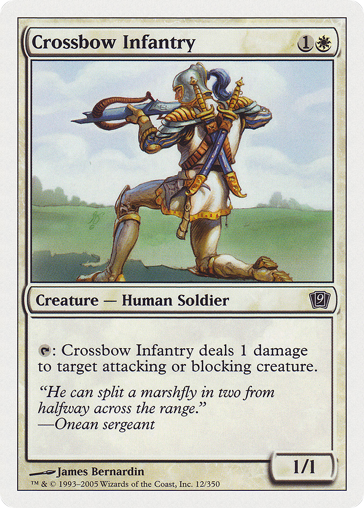 Crossbow Infantry [Ninth Edition] Foil