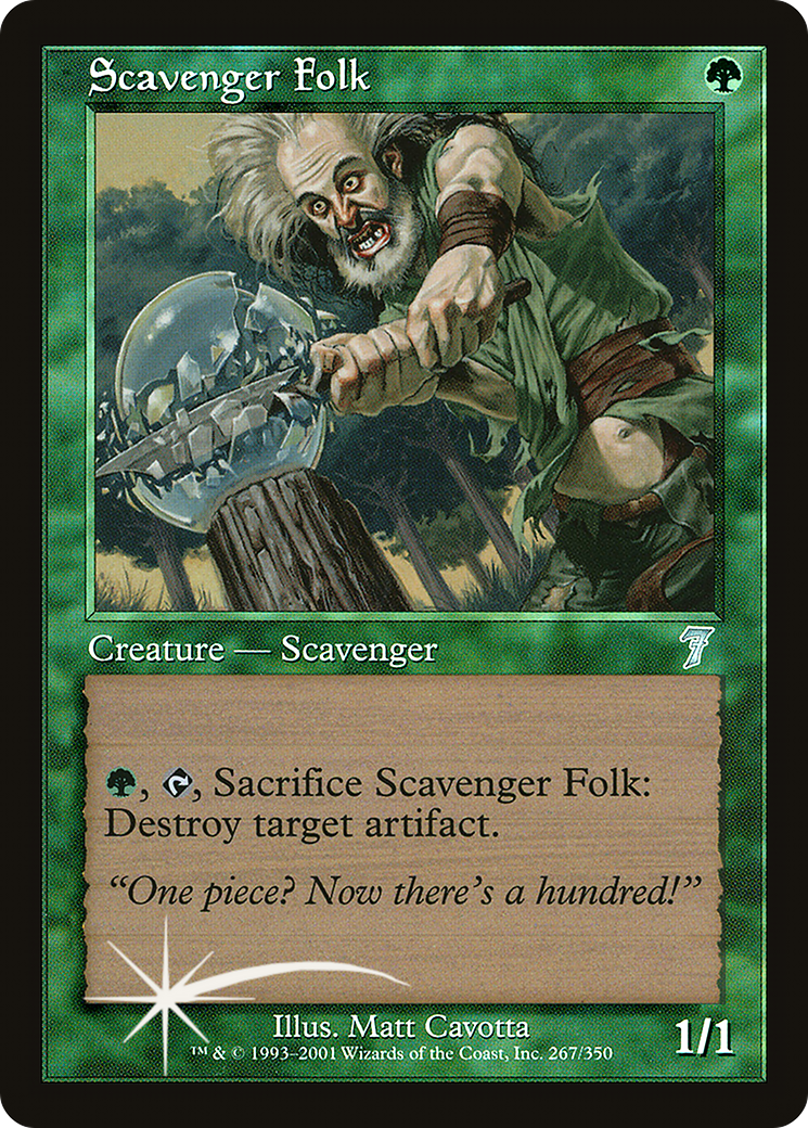Scavenger Folk [Seventh Edition] Foil
