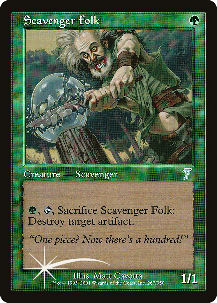 Scavenger Folk [Seventh Edition] Foil