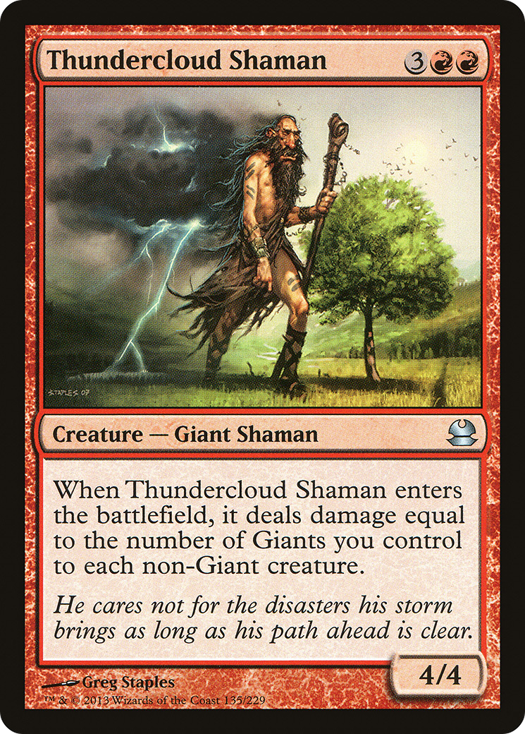 Thundercloud Shaman [Modern Masters] Foil