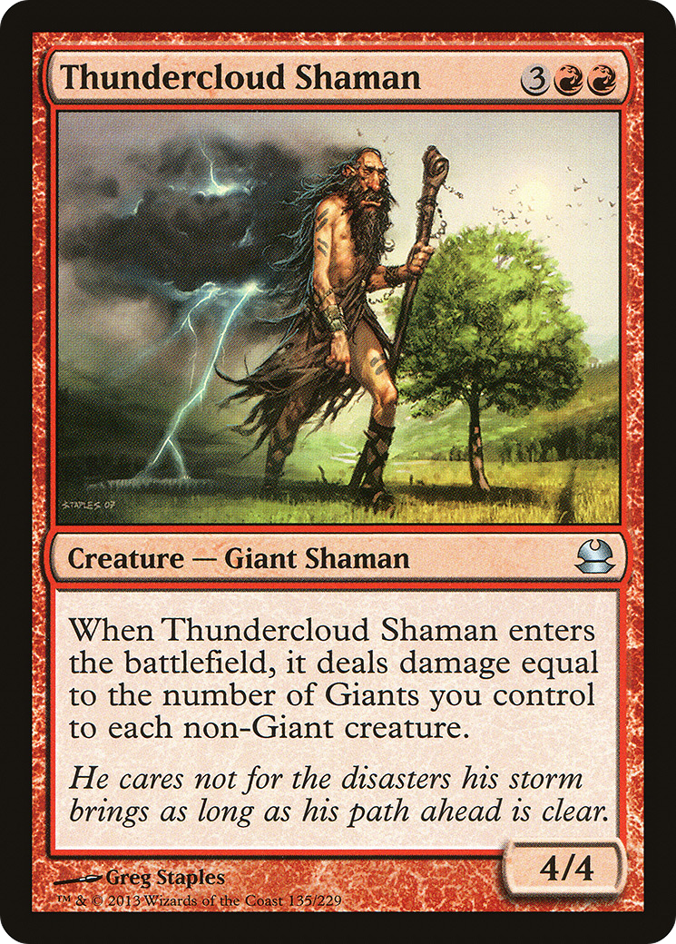 Thundercloud Shaman [Modern Masters] Foil