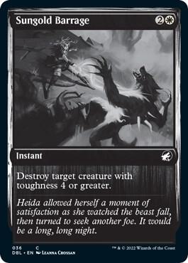 Sungold Barrage 36/534 (Innistrad: Double Feature)  - Foil